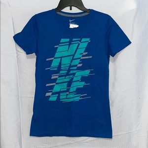 Blue Nike Brand T-Shirt